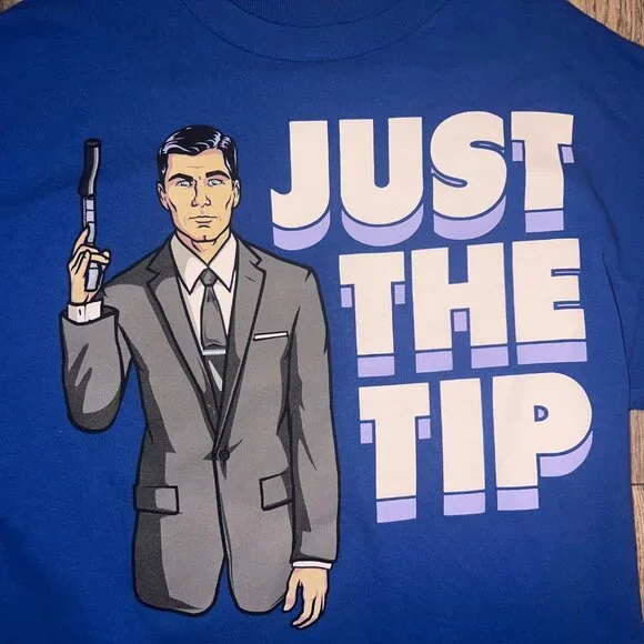 Archer FX Just The Tip Graphic T-shirt Men’s Size Medium-Sterling Archer - Picture 2 of 3